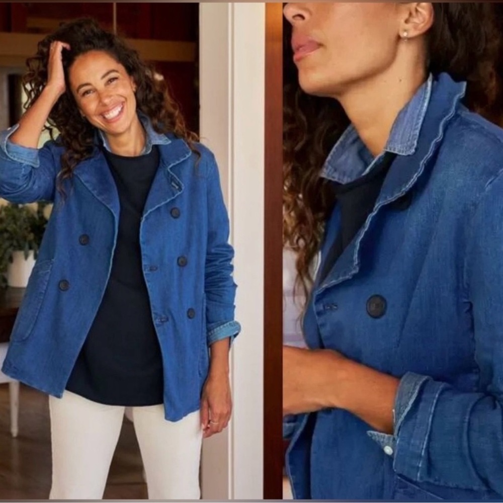 FRANK & EILEEN Belfast Performance Denim Peacoat
Jacket XXS - Picture 4 of 11